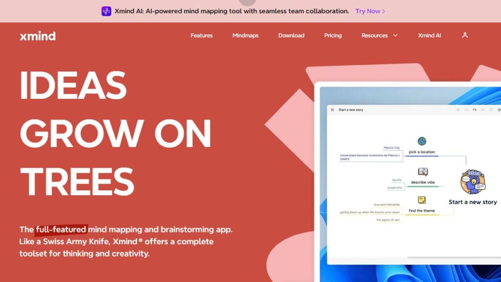 X-mind - ferramenta para criar mapa mental